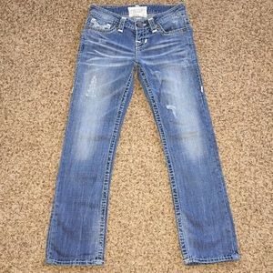 Big Star Liv super low rise crop jean